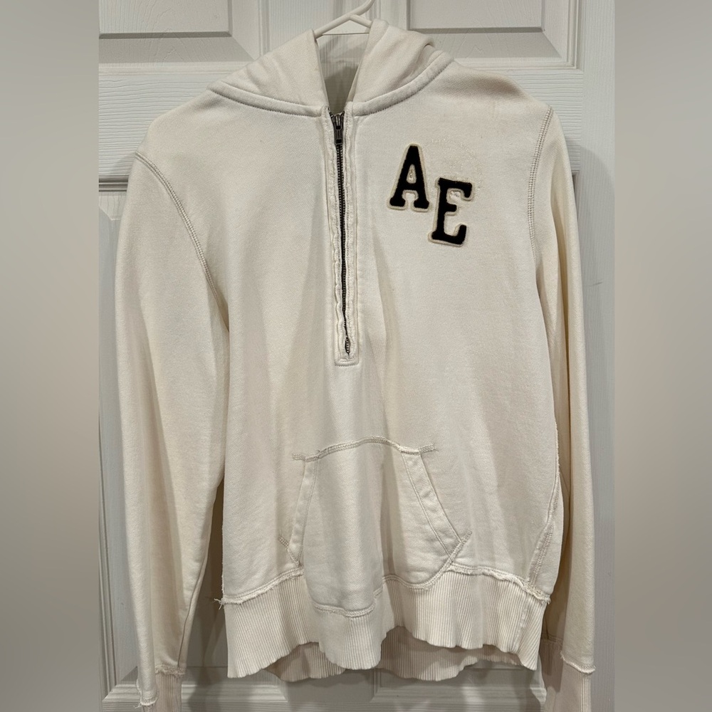 America Eagle pull over partial zip hoodie.